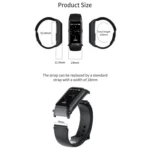 X4 1.14 inch HD Screen Bluetooth Earphone Smart Bracelet, Support Sleep Monitoring / Body Temperature Monitoring / Heart Rate Monitoring - Image 2
