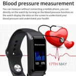 X4 1.14 inch HD Screen Bluetooth Earphone Smart Bracelet, Support Sleep Monitoring / Body Temperature Monitoring / Heart Rate Monitoring - Image 13