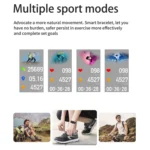X4 1.14 inch HD Screen Bluetooth Earphone Smart Bracelet, Support Sleep Monitoring / Body Temperature Monitoring / Heart Rate Monitoring - Image 14