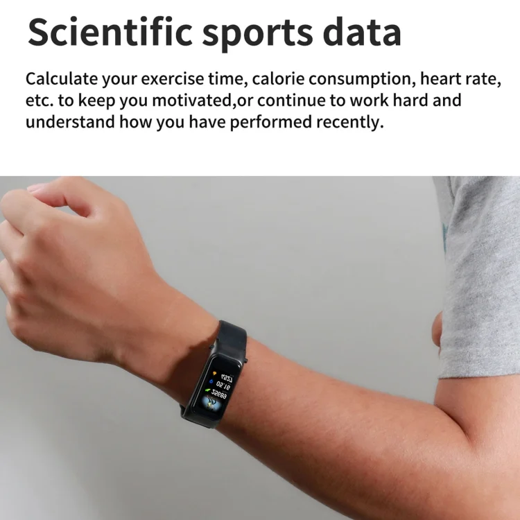 EDA001254901_B14.webp X4 1.14 inch HD Screen Bluetooth Earphone Smart Bracelet, Support Sleep Monitoring / Body Temperature Monitoring / Heart Rate Monitoring - Image 15