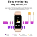 X4 1.14 inch HD Screen Bluetooth Earphone Smart Bracelet, Support Sleep Monitoring / Body Temperature Monitoring / Heart Rate Monitoring - Image 17