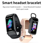 X4 1.14 inch HD Screen Bluetooth Earphone Smart Bracelet, Support Sleep Monitoring / Body Temperature Monitoring / Heart Rate Monitoring - Image 3