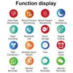 H6 1.28 inch Touch Screen IP67 Waterproof Smart Watch, Support Bluetooth Call / Sleep Monitoring / Heart Rate Monitoring - Image 4