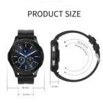 W68 1.54 inch Touch Screen IP67 Waterproof Smart Bracelet, Support Blood Oxygen Monitoring / Bluetooth Call / Heart Rate Monitoring, Style: Steel Strap - Image 2