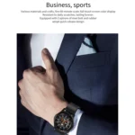 W68 1.54 inch Touch Screen IP67 Waterproof Smart Bracelet, Support Blood Oxygen Monitoring / Bluetooth Call / Heart Rate Monitoring, Style: Steel Strap - Image 13