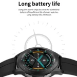 W68 1.54 inch Touch Screen IP67 Waterproof Smart Bracelet, Support Blood Oxygen Monitoring / Bluetooth Call / Heart Rate Monitoring, Style: Steel Strap - Image 8