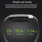 T1S 1.14 inch Screen IP67 Waterproof Smart Bracelet, Support Blood Oxygen Monitoring / Body Temperature Monitoring / Heart Rate Monitoring - Image 9