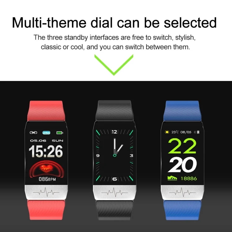 EDA001270301_B9.webp T1S 1.14 inch Screen IP67 Waterproof Smart Bracelet, Support Blood Oxygen Monitoring / Body Temperature Monitoring / Heart Rate Monitoring - Image 10