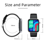 Z15 1.69 inch Touch Screen IP67 Waterproof Smart Watch, Support Blood Pressure Monitoring / Sleep Monitoring / Heart Rate Monitoring - Image 2