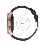 For Samsung Galaxy Watch 3 41mm / Active2 / Active / Gear Sport 20mm Silicone Replacement Strap Watchband - Image 3