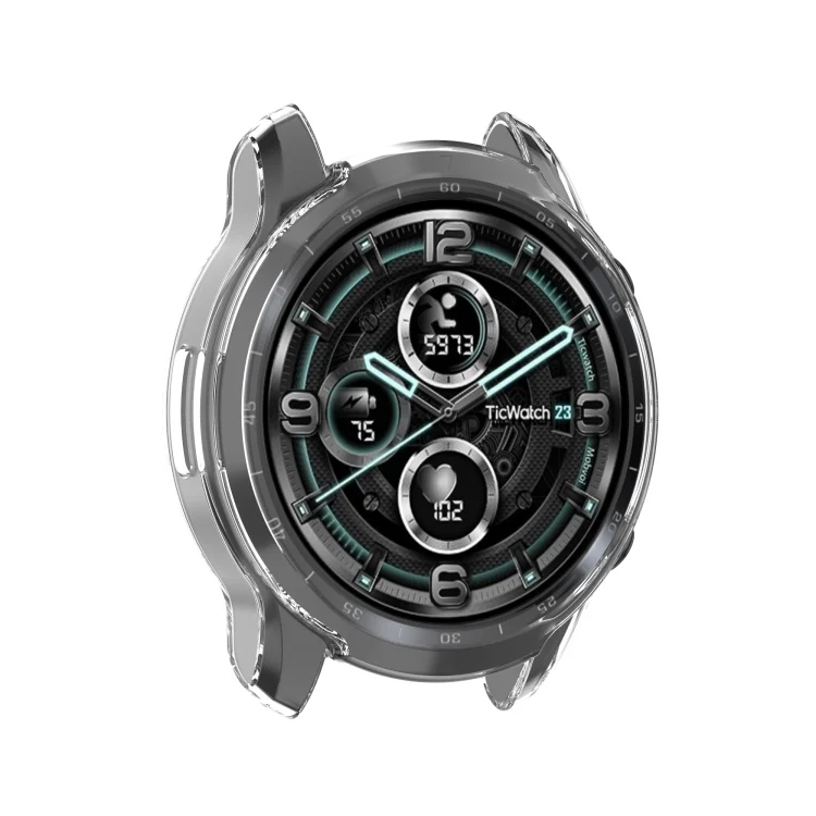 EDA001310001A_4.webp For TicWatch Pro 3 / Pro 3 Lite Half Coverage Hollowed TPU Protective Case - Image 5