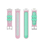 For Huawei Watch Fit 18mm Clasp Style Silicone Two-color Replacement Strap Watchband - Image 10