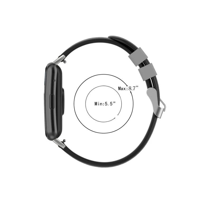 EDA001310801_B2.webp For Huawei Watch Fit 18mm Clasp Style Silicone Two-color Replacement Strap Watchband - Image 3