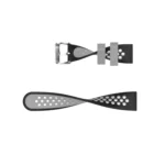 For Huawei Watch Fit 18mm Clasp Style Silicone Two-color Replacement Strap Watchband - Image 4