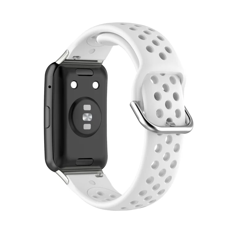 EDA001311201A_4.webp For Huawei Watch Fit 18mm Sport Style Silicone Solid Color Replacement Strap Watchband - Image 12