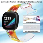 For Fitbit Versa 3 Printing Replacement Strap Watchband - Image 5