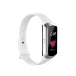 For Samsung Galaxy Fit SM-R370 Silicone Glossy Nail Button Replacement Strap Watchband - Image 5