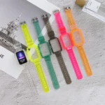 For Huawei Watch Fit Silicone Integrated Translucent Replacement Strap Watchband - Image 2
