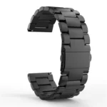 22mm Three Flat Buckle Stainless Steel Replacement Watchband for Huawei Watch GT2 Pro / Amazfit GTR 2