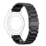 22mm Three Flat Buckle Stainless Steel Replacement Watchband for Huawei Watch GT2 Pro / Amazfit GTR 2 - Image 5