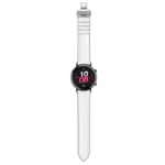 22mm Universal Butterfly Buckle Leather Replacement Strap Watchband - Image 6