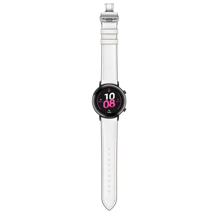 EDA001459903A_4.webp 22mm Universal Butterfly Buckle Leather Replacement Strap Watchband - Image 6