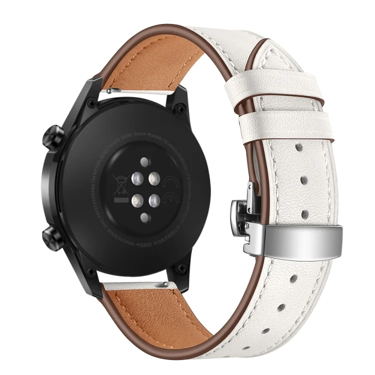 EDA001459903A_6.webp 22mm Universal Butterfly Buckle Leather Replacement Strap Watchband - Image 8