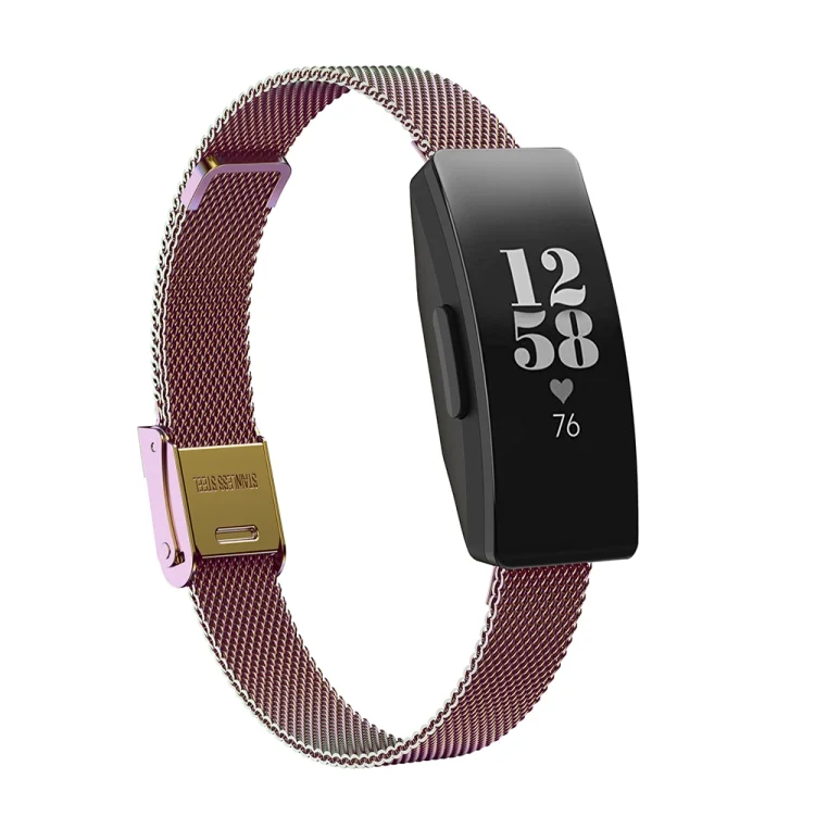 EDA001461301A_2.webp For Fitbit Inspire / Inspire HR / Ace 2 Double Insurance Buckle Milanese Replacement Strap Watchband - Image 4