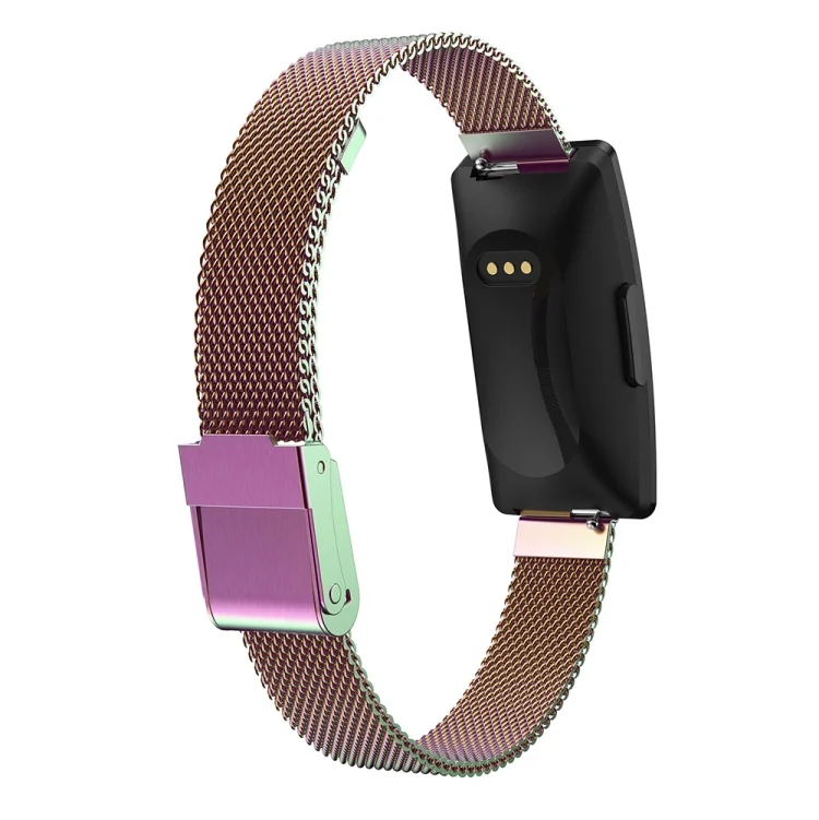 EDA001461301A_4.webp For Fitbit Inspire / Inspire HR / Ace 2 Double Insurance Buckle Milanese Replacement Strap Watchband - Image 6