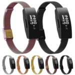 For Fitbit Inspire / Inspire HR / Ace 2 Double Insurance Buckle Milanese Replacement Strap Watchband - Image 2