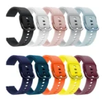 For Xiaomi Mi Watch Electroplating Buckle Silicone Replacement Strap Watchband - Image 3