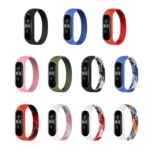 For Xiaomi Mi Band 6 / 5 / 4 / 3 / 2 Universal Silicone Elasticity Weave Replacement Strap Watchband - Image 2