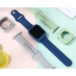 Silicone Replacement Strap Watchband + Watch Protective Case Set - Image 5