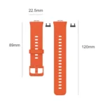 For Huwei Watch Fit Protective Silicone Case + Silicone Watchband Kit - Image 5
