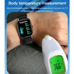 F37 1.69 inch TFT Screen IP67 Waterproof Smart Watch, Support Body Temperature Monitoring / Heart Rate Monitoring / Blood Pressure Monitoring - Image 3