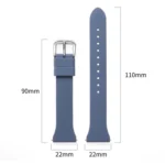 T-shaped Buckle Silicone Replacement Strap Watchband - Image 6