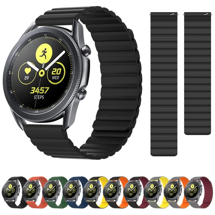 EDA001608201_B1.webp Universal Silicone Magnetic Replacement Strap Watchband - Image 2