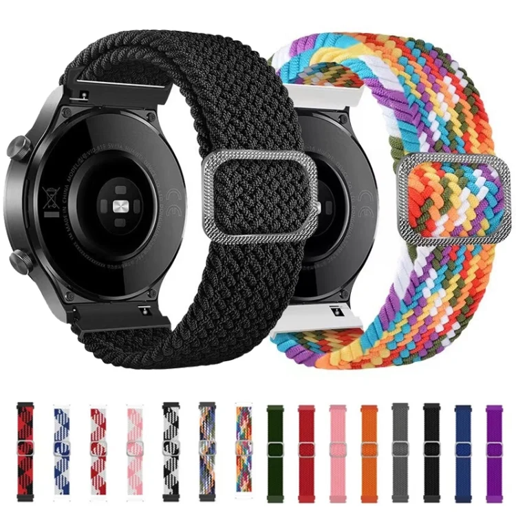 EDA001619001_B7.webp Adjustable Nylon Braided Elasticity Replacement Strap Watchband - Image 8