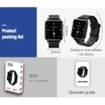 F30 1.54 inch TFT Touch Screen IP67 Waterproof Smart Watch, Support Sleep Monitoring / Heart Rate Monitoring / Music Playing / Women Menstrual Cycle Reminder - Image 2