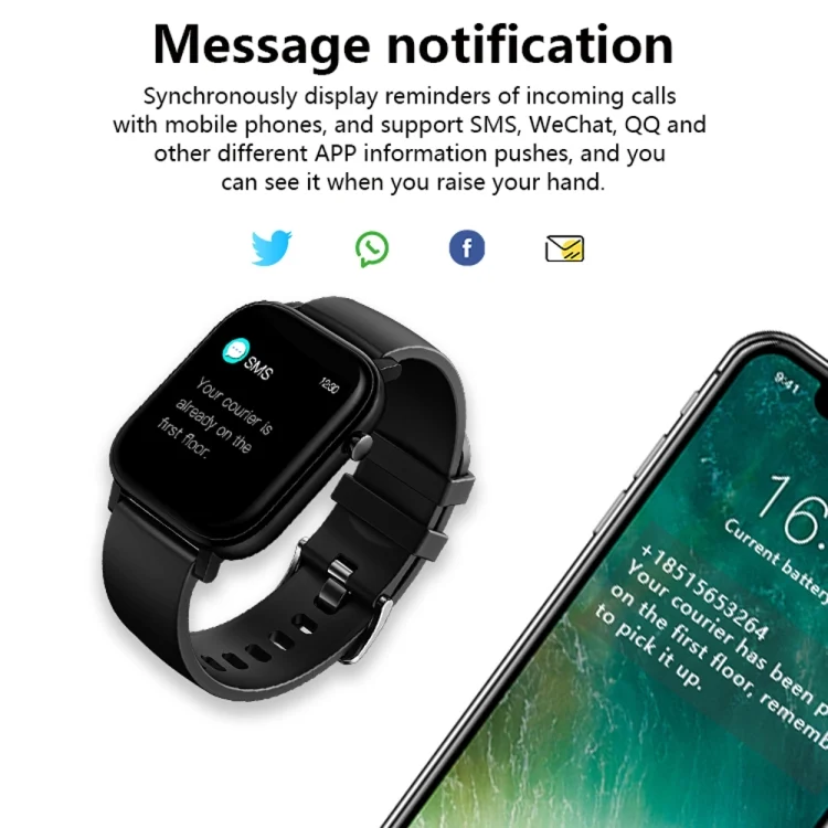 EDA001629401A_5.webp M9 1.4 inch TFT Screen IP67 Waterproof Smart Bracelet, Support Sleep Monitoring / Heart Rate Monitoring / Blood Pressure Monitoring - Image 6