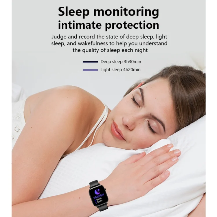 EDA001629401A_7.webp M9 1.4 inch TFT Screen IP67 Waterproof Smart Bracelet, Support Sleep Monitoring / Heart Rate Monitoring / Blood Pressure Monitoring - Image 8