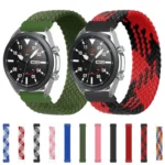 For Huawei Watch 3 / 3 Pro Adjustable Nylon Braided Elasticity Replacement Strap Watchband - Image 8