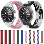 For Samsung Galaxy Watch 42mm Adjustable Nylon Braided Elasticity Replacement Strap Watchband - Image 8