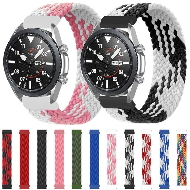EDA001644102_B7.webp For Samsung Galaxy Watch 42mm Adjustable Nylon Braided Elasticity Replacement Strap Watchband - Image 8