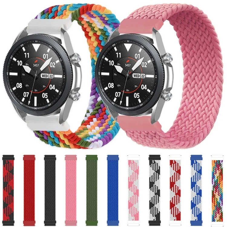 EDA001644105_B7.webp For Samsung Galaxy Watch 42mm Adjustable Nylon Braided Elasticity Replacement Strap Watchband - Image 8