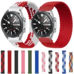 For Samsung Galaxy Watch 46mm Adjustable Nylon Braided Elasticity Replacement Strap Watchband - Image 8