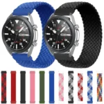 For Samsung Galaxy Watch 46mm Adjustable Nylon Braided Elasticity Replacement Strap Watchband - Image 8