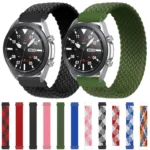 For Samsung Galaxy Watch 46mm Adjustable Nylon Braided Elasticity Replacement Strap Watchband - Image 8