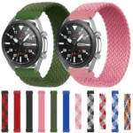 For Samsung Galaxy Watch 46mm Adjustable Nylon Braided Elasticity Replacement Strap Watchband - Image 8