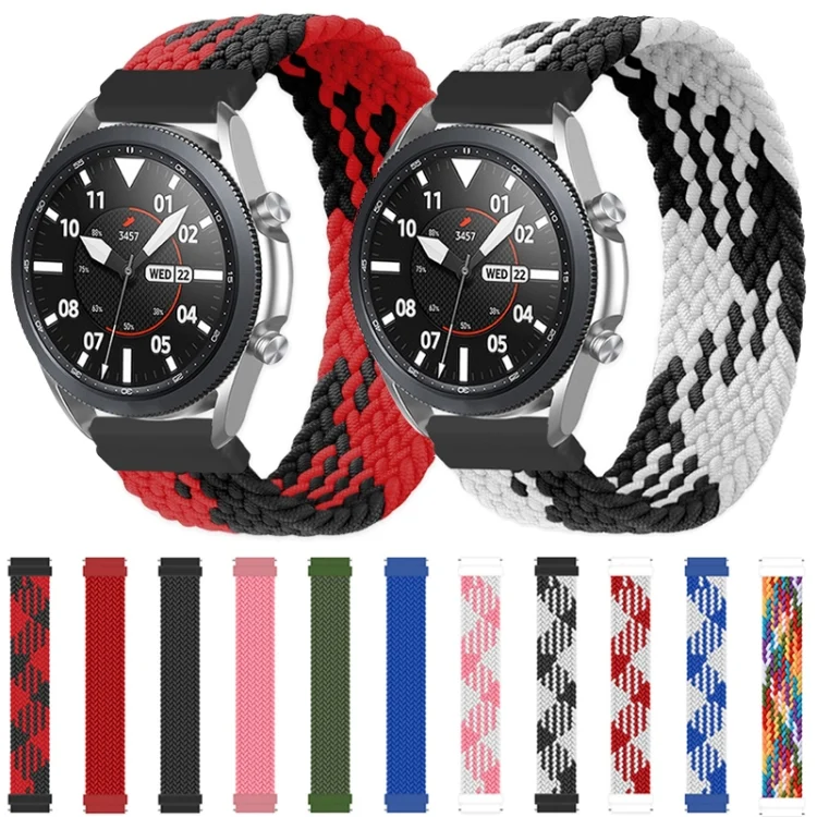 EDA001644901_B7.webp For Samsung Galaxy Watch 3 41mm Adjustable Nylon Braided Elasticity Replacement Strap Watchband - Image 8